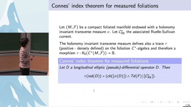 The Godbillon-Vey Invariant in 𝐾𝐾-theory with Real coefficients