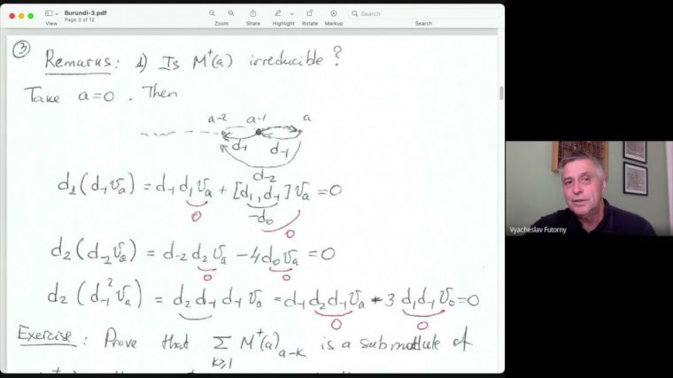 "Representations of Lie Algebras" (part 3/3)