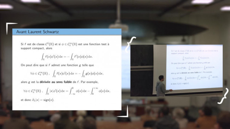 Romain Joly : Les distributions, une généralisation des fonctions