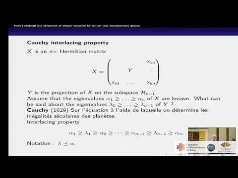 Horn’s problem and projection of orbital measures
