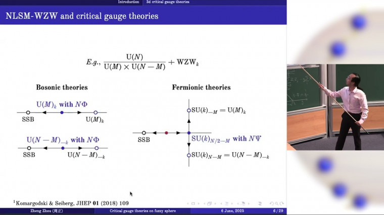 Constructing Critical Gauge Theories on the Fuzzy Sphere : Non-Linear σ-Model and Chern-Simons Matter Theories