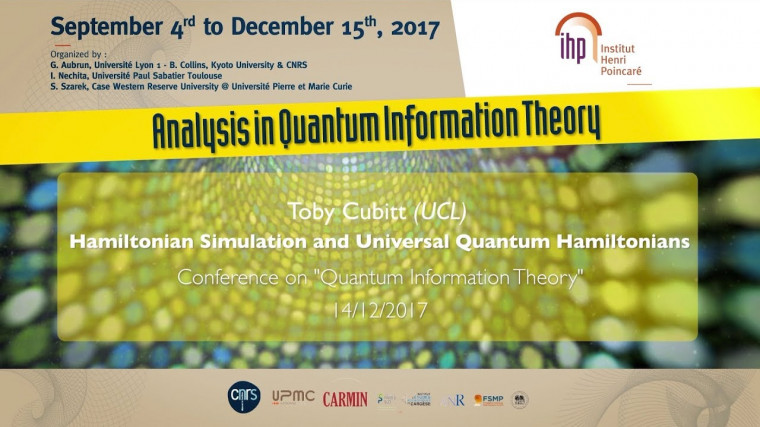 Hamiltonian Simulation and Universal Quantum Hamiltonians