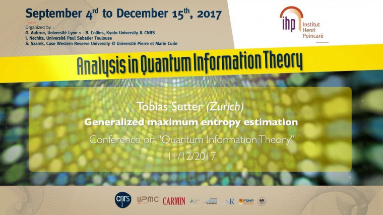 Generalized maximum entropy estimation