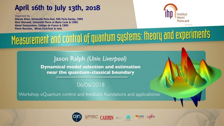 Dynamical model selection and estimation near the quantum-classical boundary