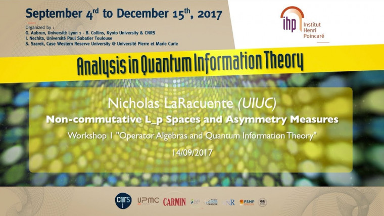 Non-commutative L_p Spaces and Asymmetry Measures