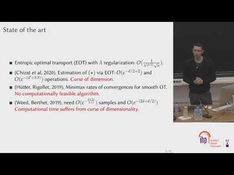 Statistical estimation of optimal transport potentials