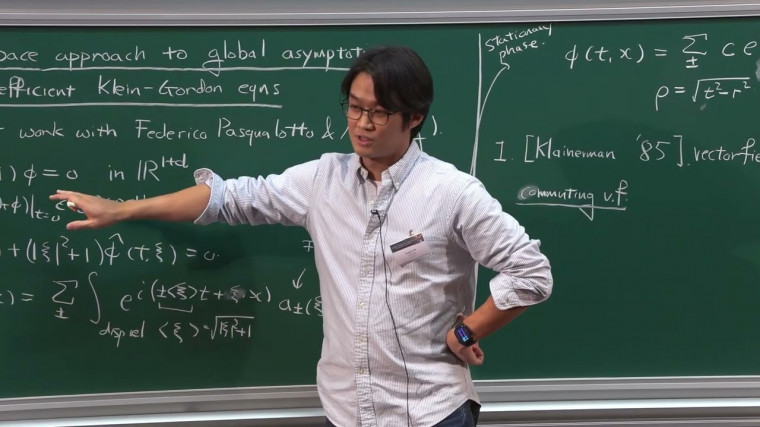 A Physical-space Approach to Global Asymptotics for Variable-coefficient Klein-Gordon Equations