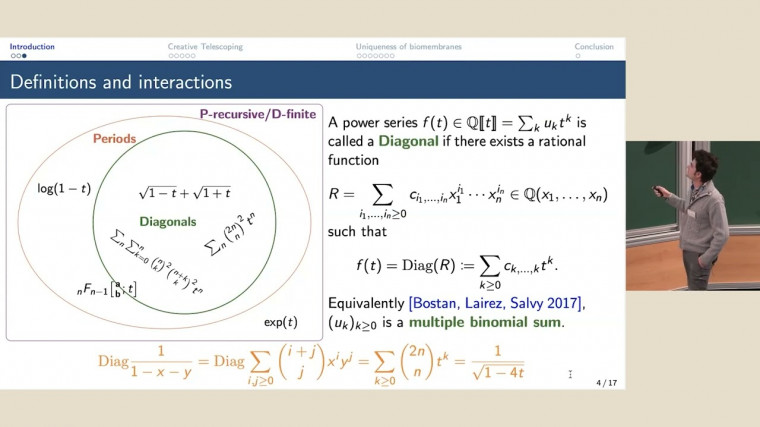 Creative Telescoping for the Canham model in genus 1