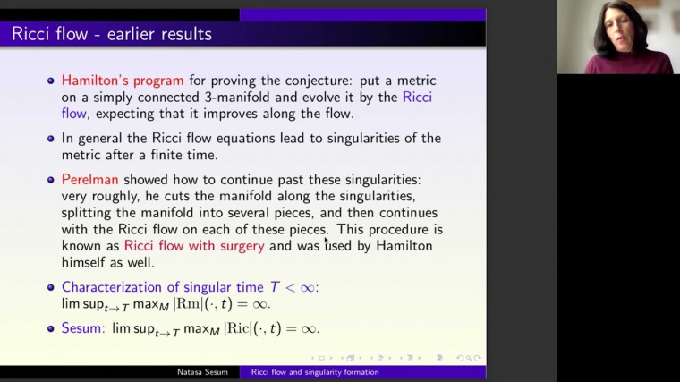 Ricci flow and singularities
