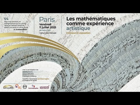 Les mathématiques comme expérience artistique : table ronde