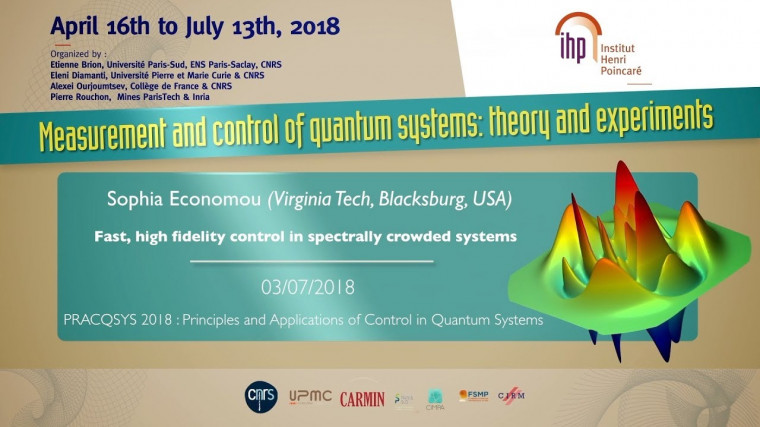 Fast, high fidelity control in spectrally crowded systems