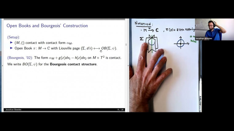 Open books, Bourgeois contact structures and their properties