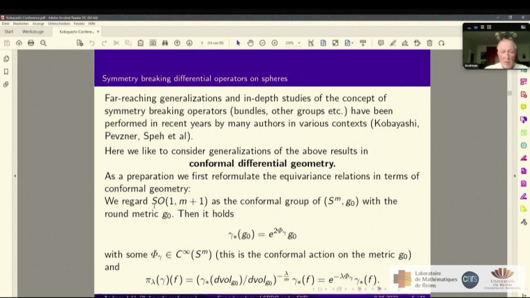 Curved analogs of symmetry breaking differential operators  and a singular Yamabe problem