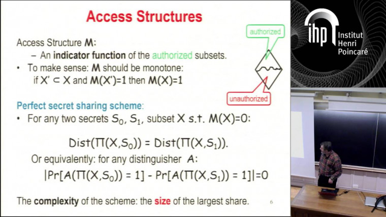 How to Share a Secret, Infinitely