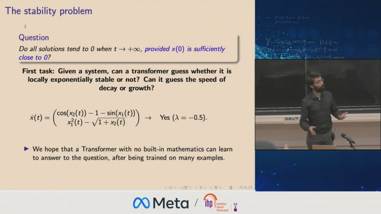Guessing solutions to mathematical problems and learning maths from examples