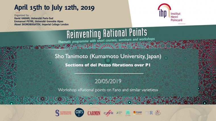 Sections of del Pezzo fibrations over P1