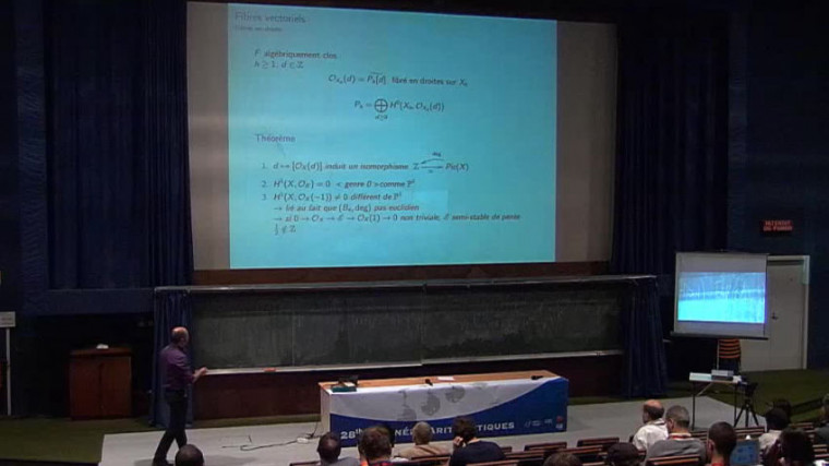 Courbes et fibrés vectoriels en théorie de Hodge p-adique