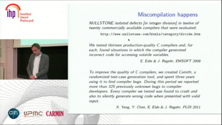 Proof assistants in computer science research