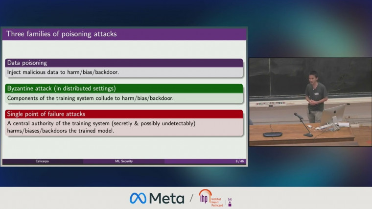 Security in machine learning
