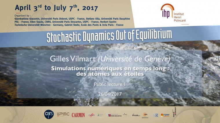 Simulations numériques en temps long : des atomes aux étoiles