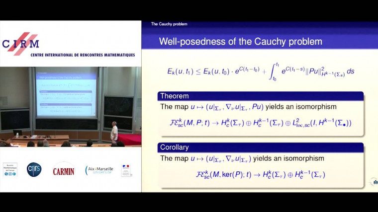 Characteristic initial value problem for wave equations on manifolds