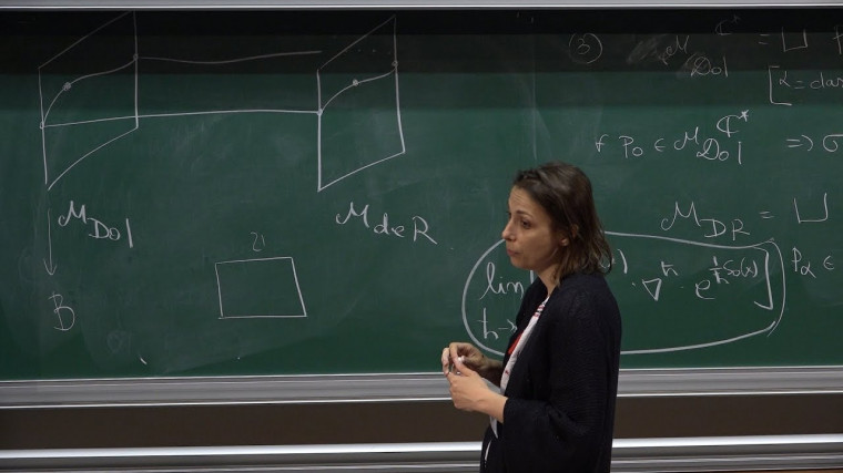 Lagrangian Fibration of the de Rham Moduli Space and Gaiotto Correspondence