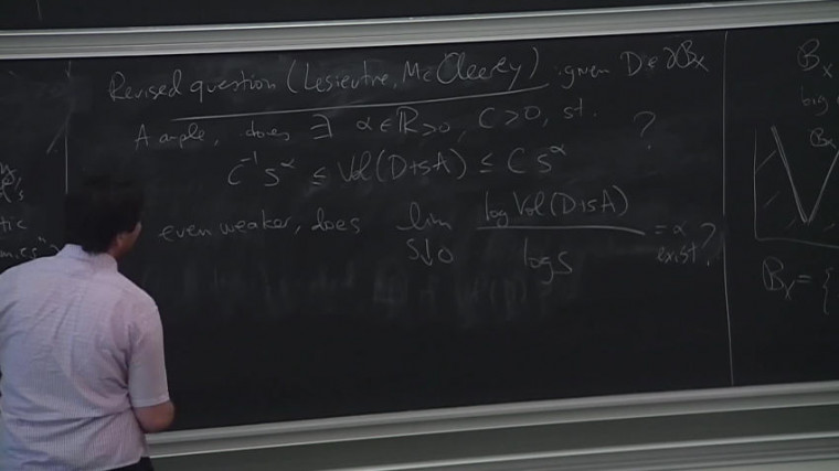 Regularity of the volume function