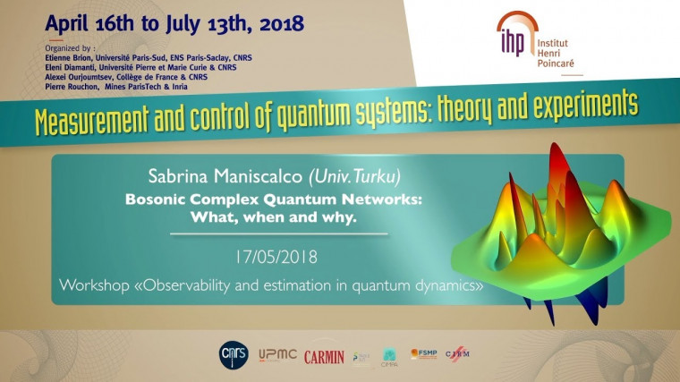 Bosonic Complex Quantum Networks: What, when and why.