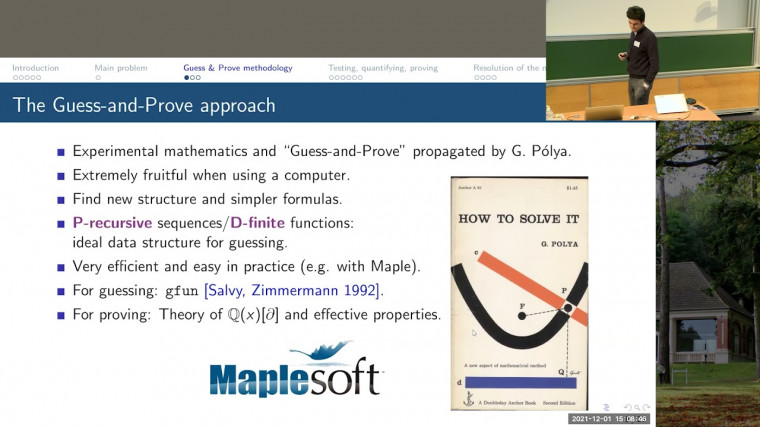 How to Conjecture and Prove that the Generating Function of the Yang-Zagier Numbers is Algebraic