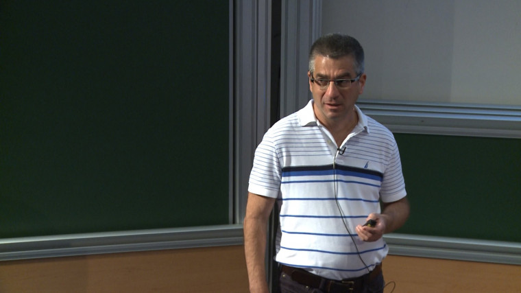 Necklace solitary waves on bounded domains