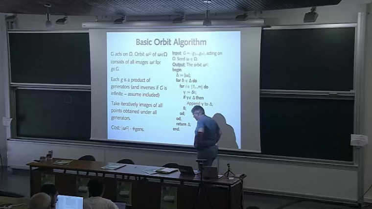 Computational group theory, cohomology of groups and topological methods 1