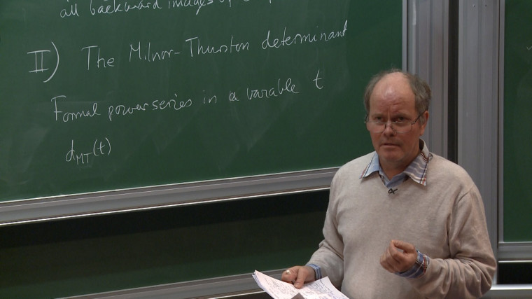 The Milnor-Thurston determinant and the Ruelle transfer operator