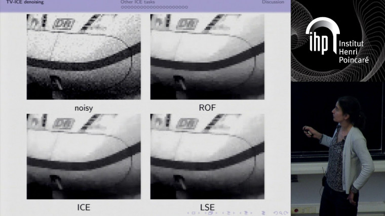 Total variation denoising with iterated conditional expectation