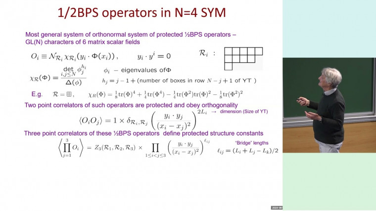Matrix Model for Structure Constants of "Huge" Protected Operators in N=4 SYM Theory