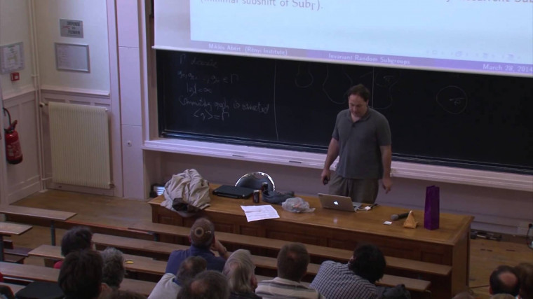 Invariant random subgroups.