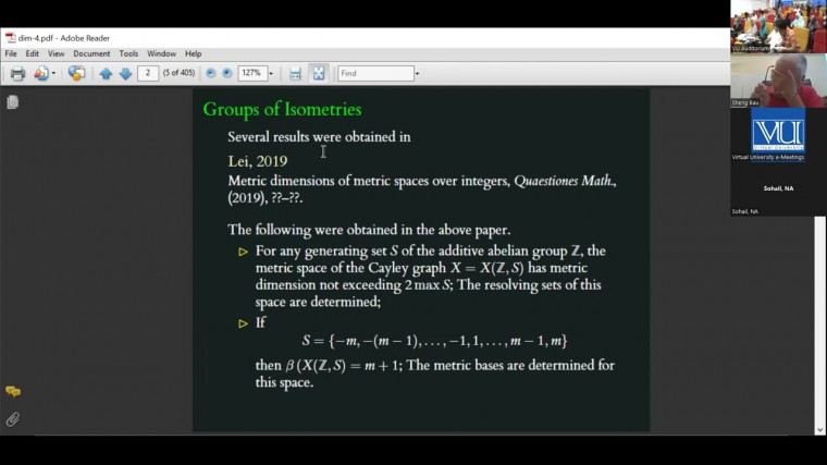 Dimension theory and Metric spaces of vector groups (4/4)