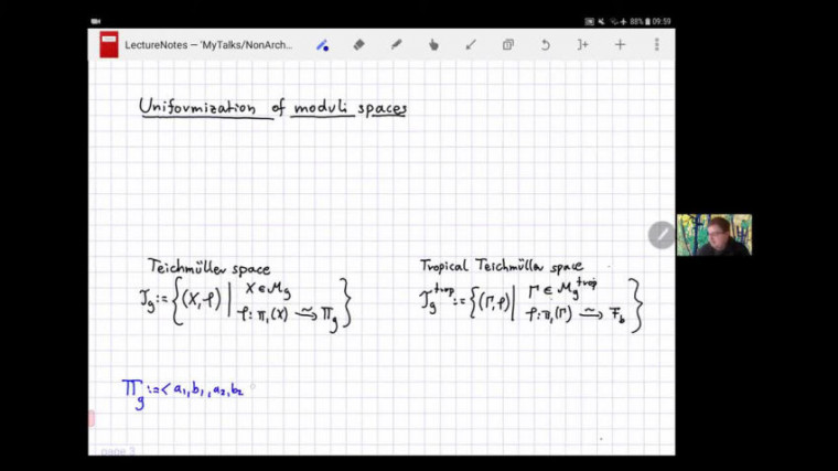 Non-Archimedean uniformization and tropicalization : Teichmueller space and the moduli space of curves