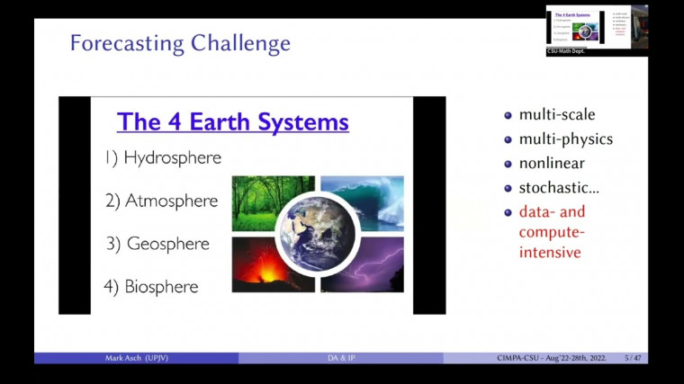 Data Assimilation for Environmental Problems (1/4)