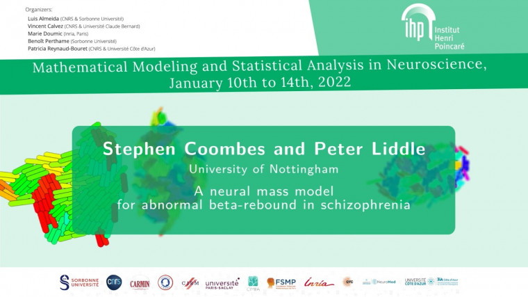 A neural mass model for abnormal beta-rebound in schizophrenia