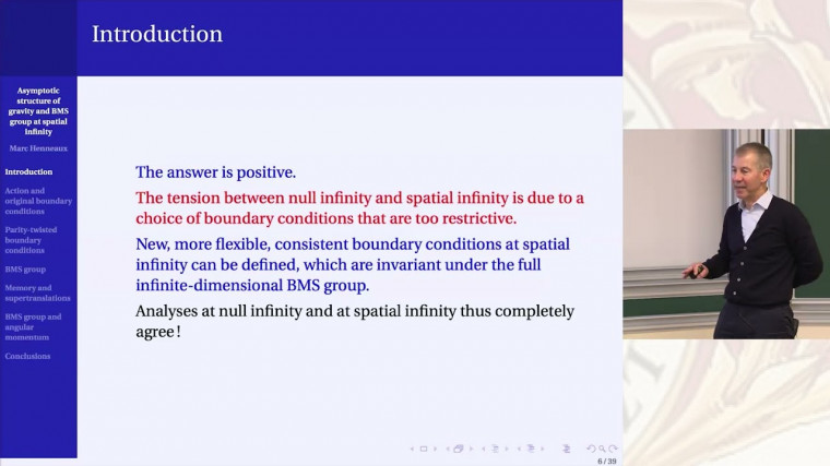 Asymptotic Structure of Gravity and BMS Group at Spatial Infinity (1/2)