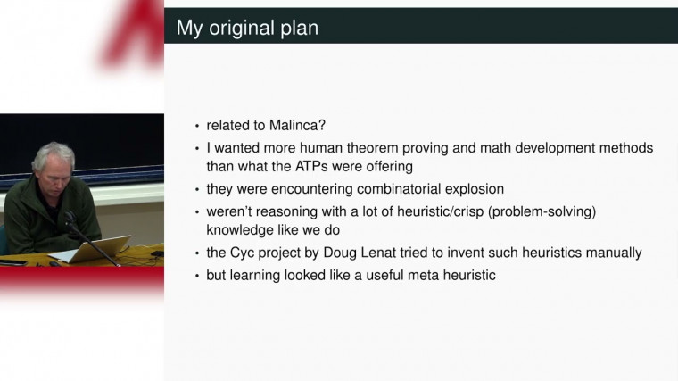 Some remarks about machine learning and (un)natural proving