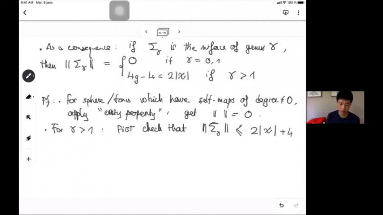 What is the (essential) minimal volume? 1