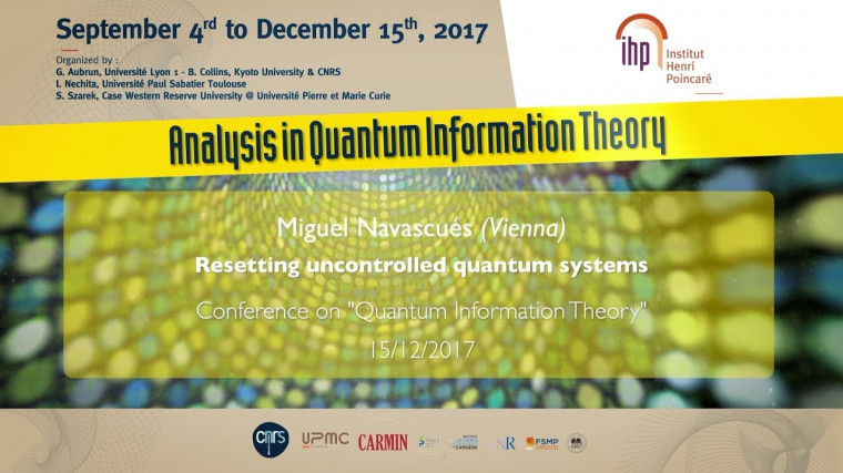 Resetting uncontrolled quantum systems