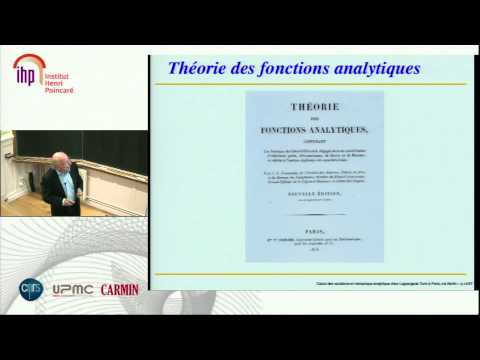 Calcul des variations et mécanique analytique chez Lagrange