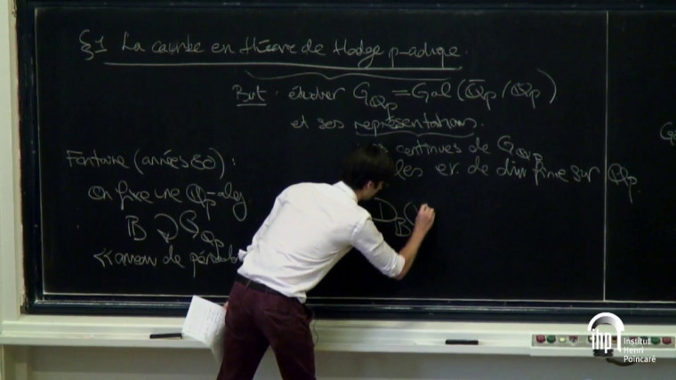 [1150] La courbe de Fargues–Fontaine et les diamants