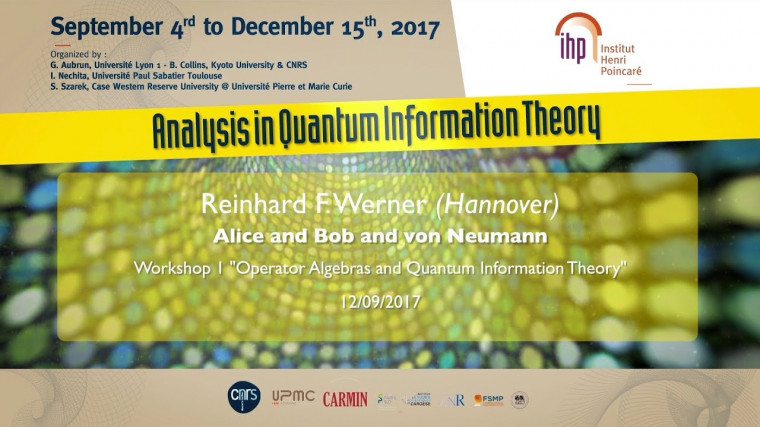 Alice and Bob and von Neumann