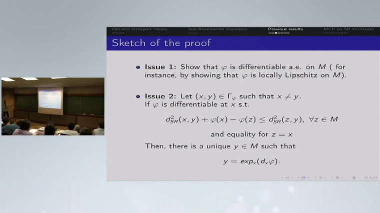 Optimal transportation problem and MCP property on sub-Riemannian structures