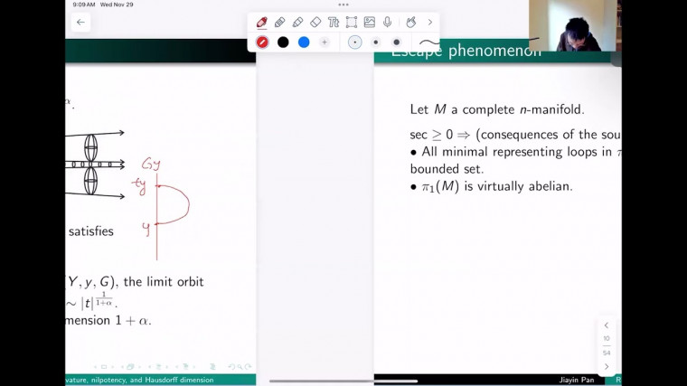 Nonnegative Ricci curvature, nilpotency, and Hausdorff dimension